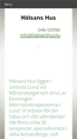 Mobile Screenshot of halsanshus.nu